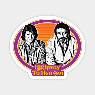 Highway to Heaven // 80s Retro TV Fan Design Magnet