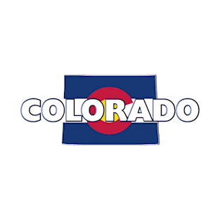 Colorado Colored State T-Shirt