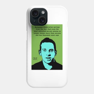 Sam Harris athiest quote Phone Case