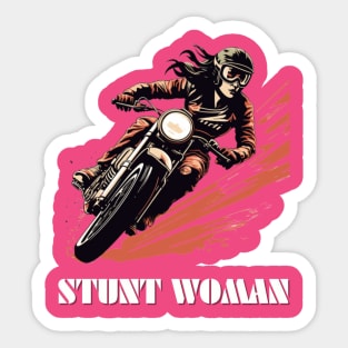 Motocross Stunt Rider Sticker for Sale by anandariki