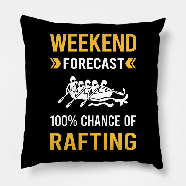 Weekend Forecast Rafting Pillow by Bourguignon Aror