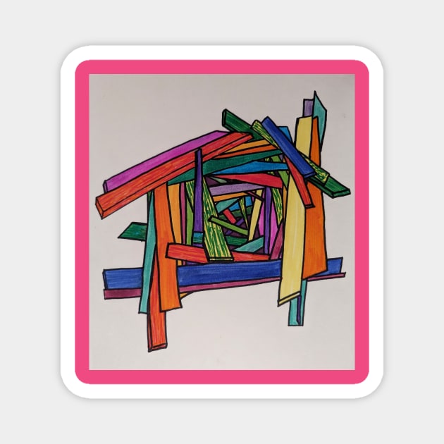 Pick Up Sticks Magnet by Hjo