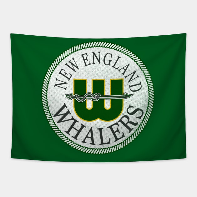 Defunct New England Whalers WHA Hockey 1975 Tapestry by LocalZonly