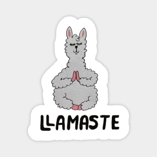 Llamaste cartoon llama Magnet