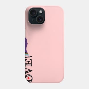 Our Flag Means Love (black text) Phone Case