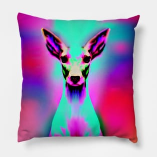 Graffiti Style Deer Pillow