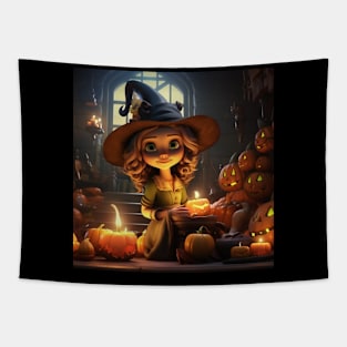 Halloween witch Tapestry