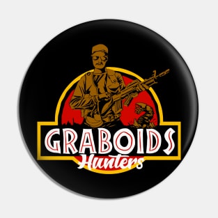 Graboids Hunter // Tremors // Oil Paint Style Pin