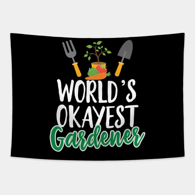 World's Okayest Gardener Tapestry by Eugenex