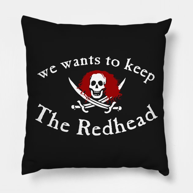 Keep the Readhead! Pillow by SpectroRadio