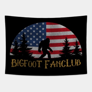 Bigfoot Fanclub (American Flag) Tapestry