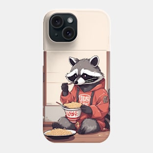 Raccon Eating Instant Ramen Phone Case