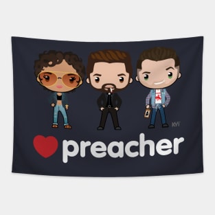 Love Preacher - Tulip, Jess & Cas Tapestry