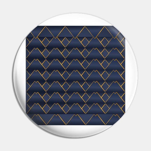 Golden triangular pattern on navy blue background filling the frame. Pin by ikshvaku