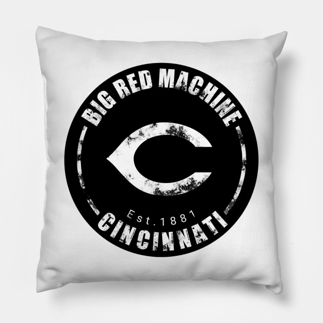 Cincinnati 1881 Pillow by Lyandarcs