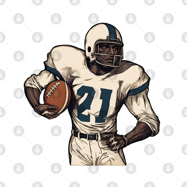 American Gridiron Football Player by ArtShare