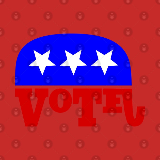 Vote Republican Elephant by mailboxdisco