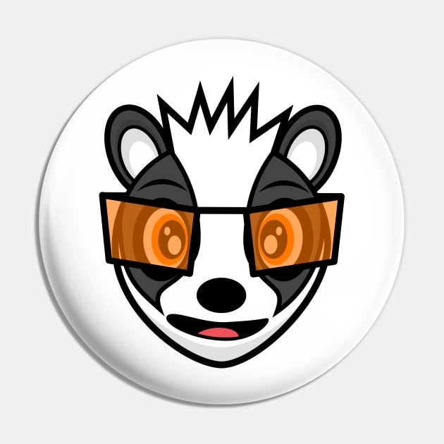 Happy Badger Æmber Pin by MOULE