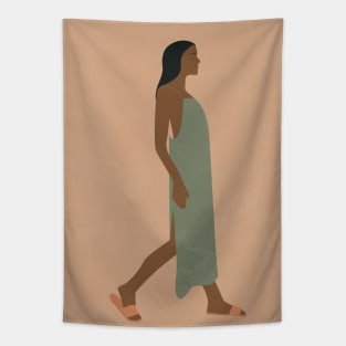 Minimalist Boho Woman II Tapestry