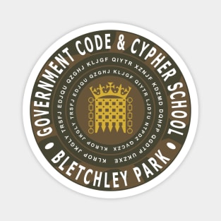 Bletchley Park Government Code & Cypher School Magnet