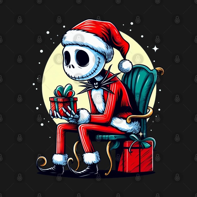 Jack Skellington Santa by BukovskyART