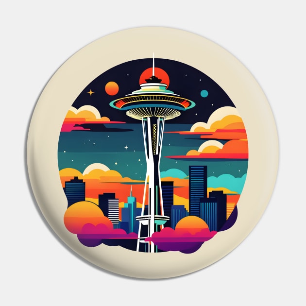 Seattle Pin by FabrizioX