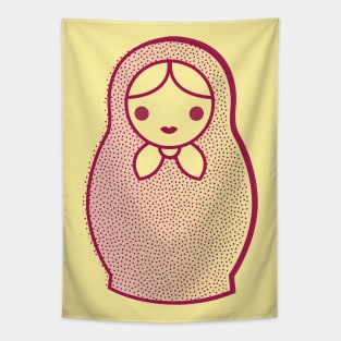 Stippled matryoshka Tapestry