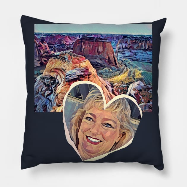 Canyon de Chelly in my Heart Pillow by PersianFMts