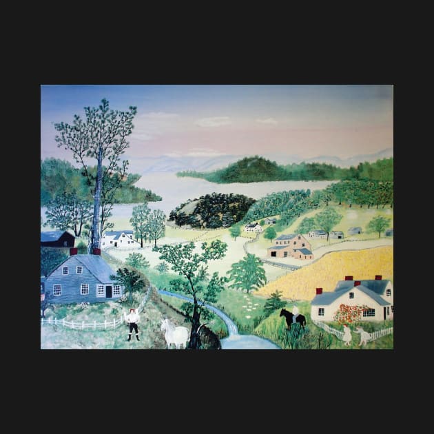 A Beautiful World by Grandma Moses by QualityArtFirst