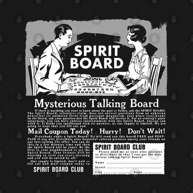 Mysterious Talking Spirit Board by MarbitMonster