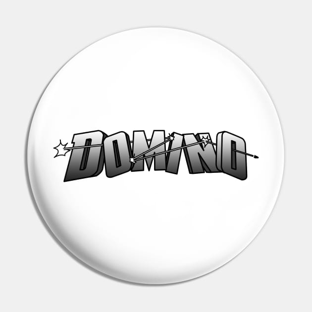 Domino (Black) Pin by finnyproductions