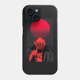 Red Moon Phone Case