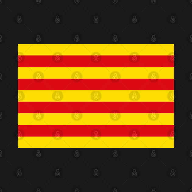 Flag of Catalonia by brigadeiro