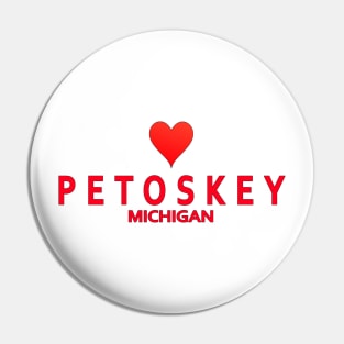 Petoskey Michigan Pin