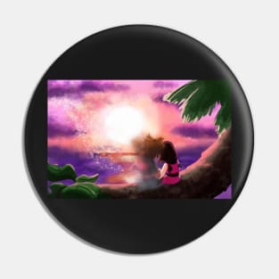 sokai sunset Pin