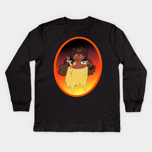 Sunset Babe Aesthetic Clothing Kids Long Sleeve T Shirt