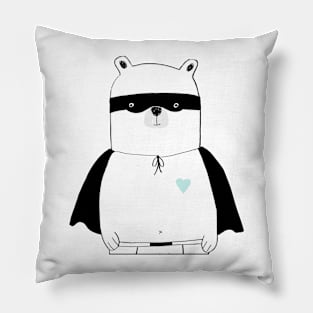 Polar Bear (Aqua) Pillow