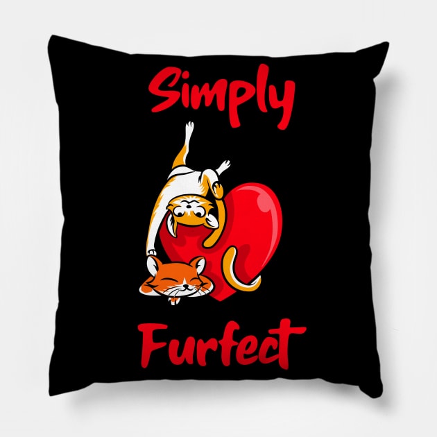 Simply Furfect Pillow by My Tribe Apparel