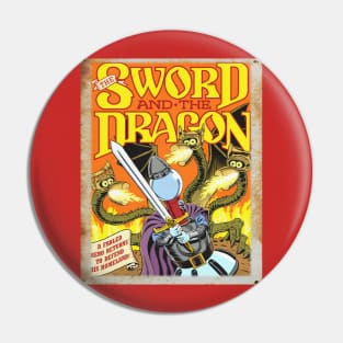 Mystery Science Rusty Barn Sign 3000 - The Sword and the Dragon Pin