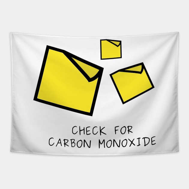 Check for Carbon Monoxide - Reddit Tapestry by minimal_animal