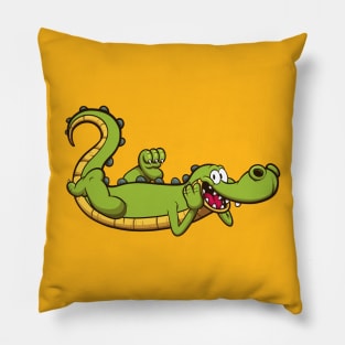 Cartoon Crocodile Pillow