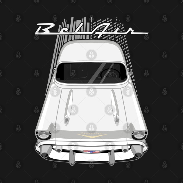 Chevrolet Bel Air 1957 - white by V8social