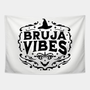 Bruja Vibes Mexican Witch Halloween Witchy Retro Vintage Tapestry