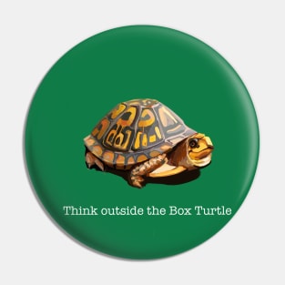 Think outside the box turtle Pin