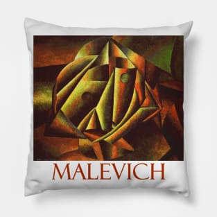 The Head of a Peasant by Kazimir Malevich Pillow