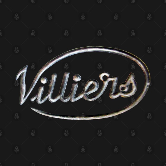 Villiers classic motorcycle engine logo by soitwouldseem