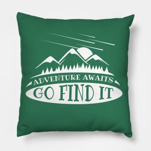 Adventure Awaits Pillow