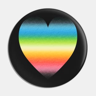 Queer Pride Heart Pin