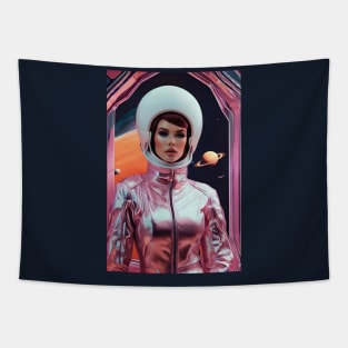 Soviet female astronaut Tapestry