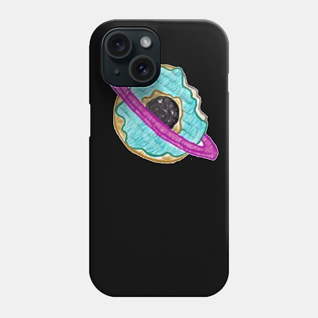 Planet Doughnut Phone Case by AkiYami